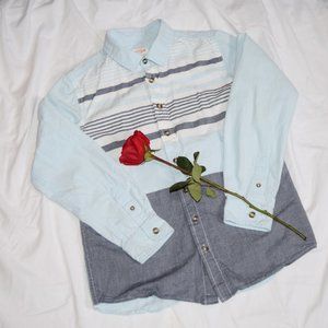 Boys long sleeve button down shirt